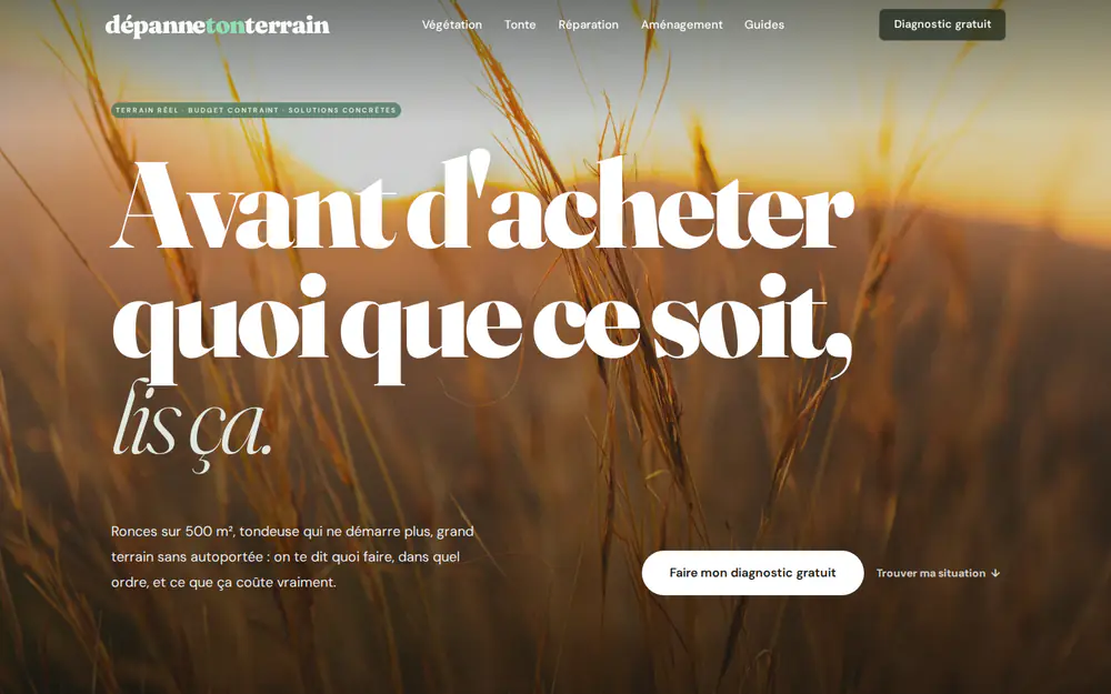 Aperçu de Dépanne Ton Terrain